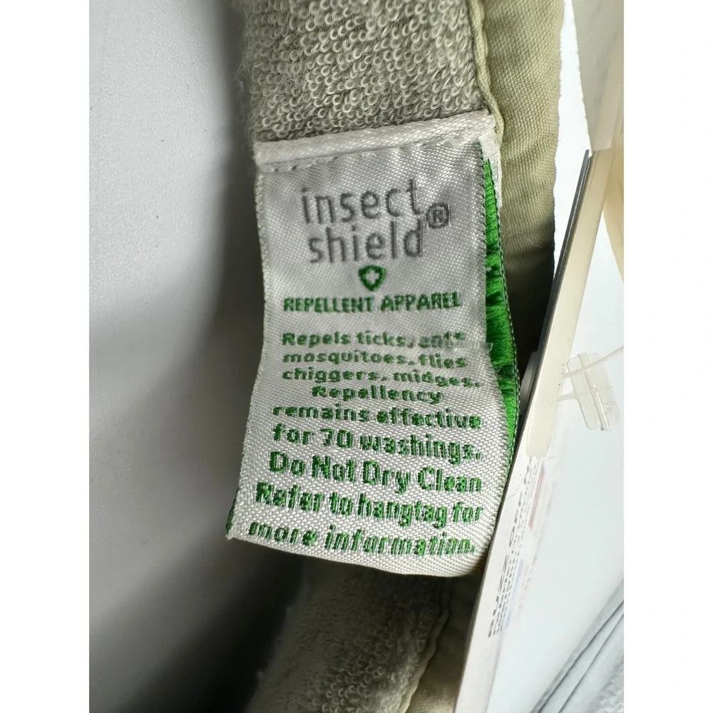NWT ExOfficio Buzz Off Dryflylite Visor Unisex OS Bone Insect Shield Sun Guard